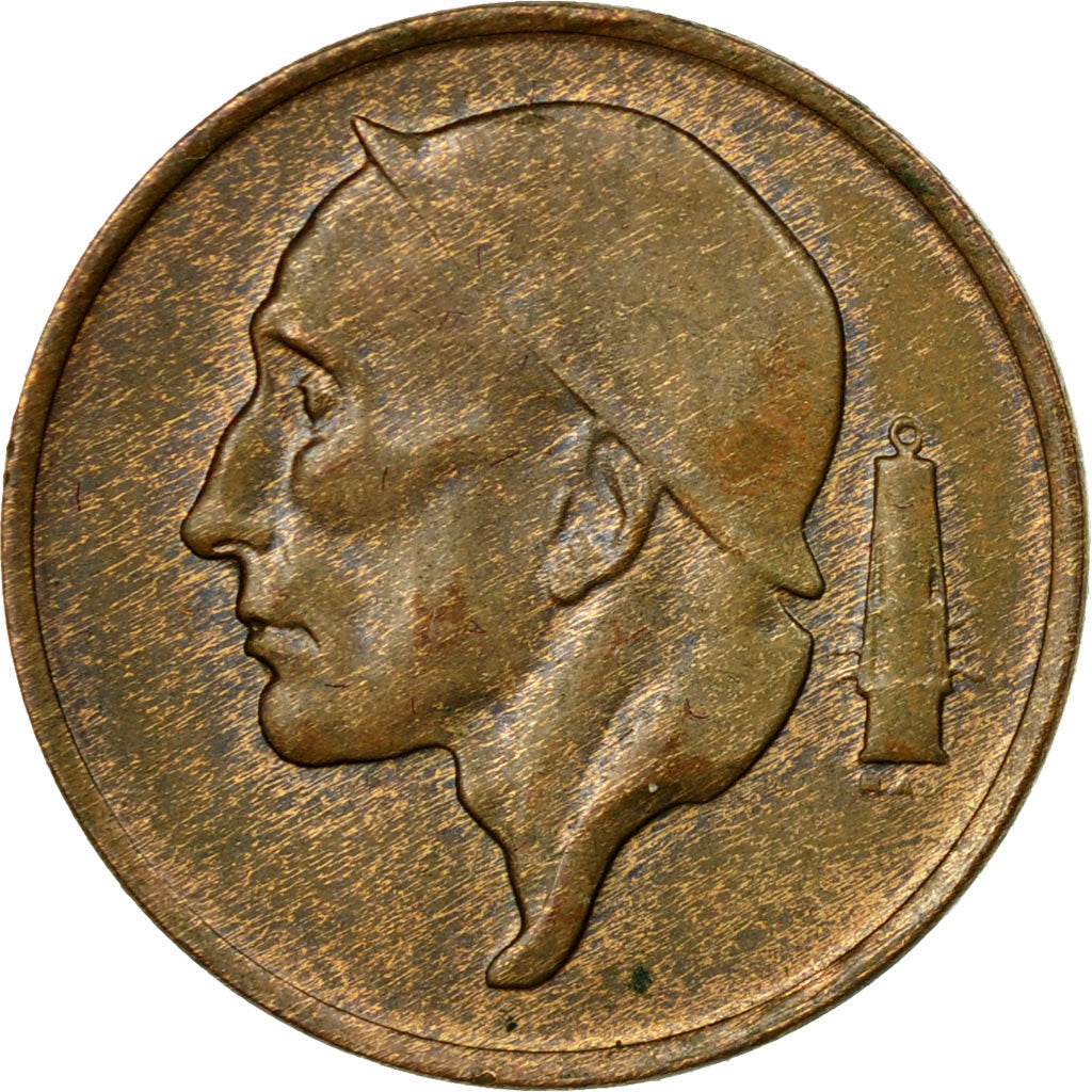Coin, Belgium, Baudouin I, 50 Centimes, 1971, EF(40-45), Bronze, KM:149.1
