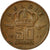 Moneta, Belgio, Baudouin I, 50 Centimes, 1962, BB, Bronzo, KM:149.1