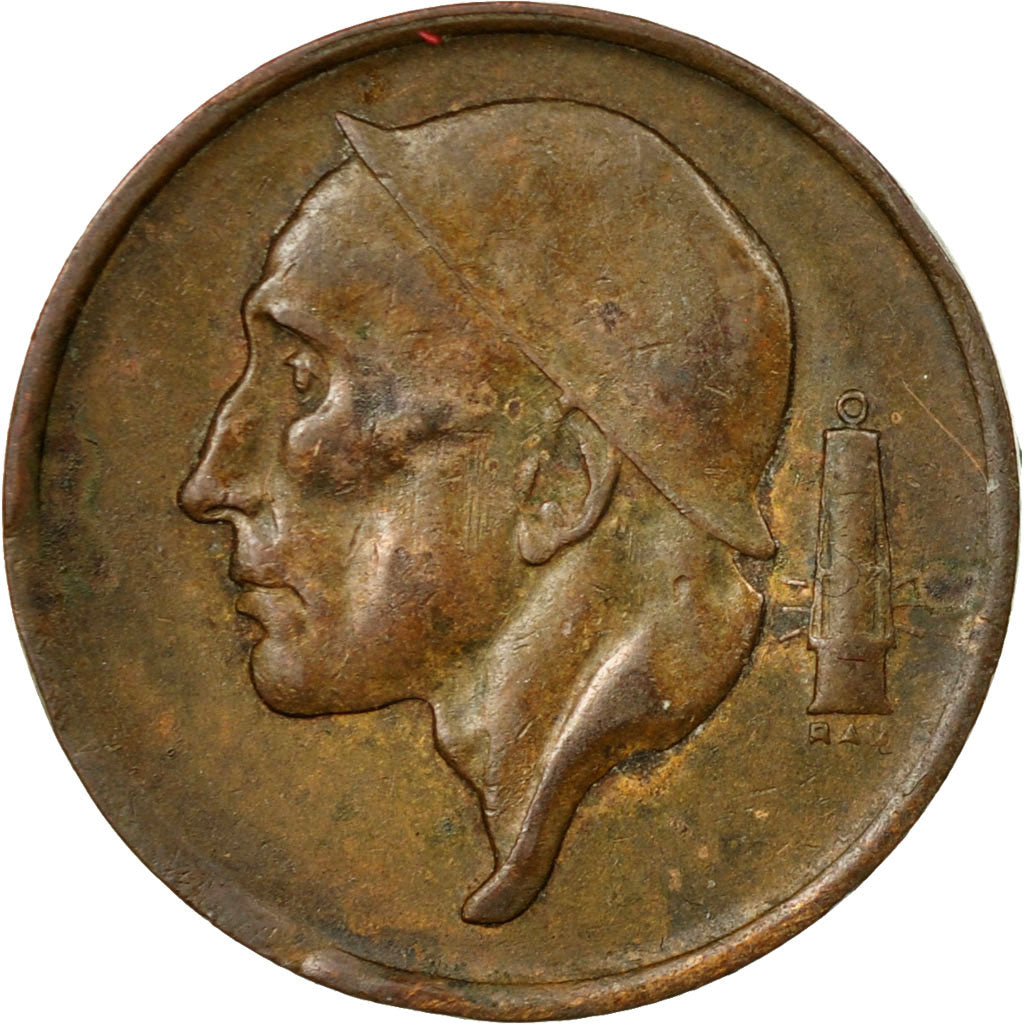 Coin, Belgium, Baudouin I, 50 Centimes, 1964, EF(40-45), Bronze, KM:149.1
