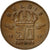 Moneda, Bélgica, Baudouin I, 50 Centimes, 1957, MBC, Bronce, KM:149.1