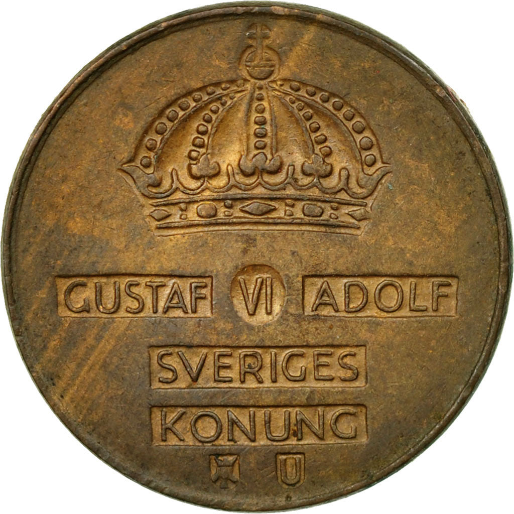 Coin, Sweden, Gustaf VI, Ore, 1963, EF(40-45), Bronze, KM:820