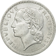 Münze, Frankreich, Lavrillier, 5 Francs, 1950, Paris, VZ, Aluminium, KM:888b.1