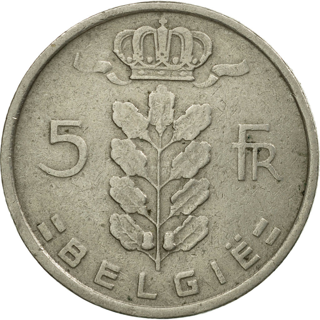 Monnaie, Belgique, 5 Francs, 5 Frank, 1950, TTB, Copper-nickel, KM:135.1