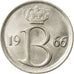 Coin, Belgium, 25 Centimes, 1966, Brussels, AU(55-58), Copper-nickel, KM:154.1