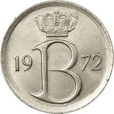 Coin, Belgium, 25 Centimes, 1972, Brussels, AU(55-58), Copper-nickel, KM:154.1