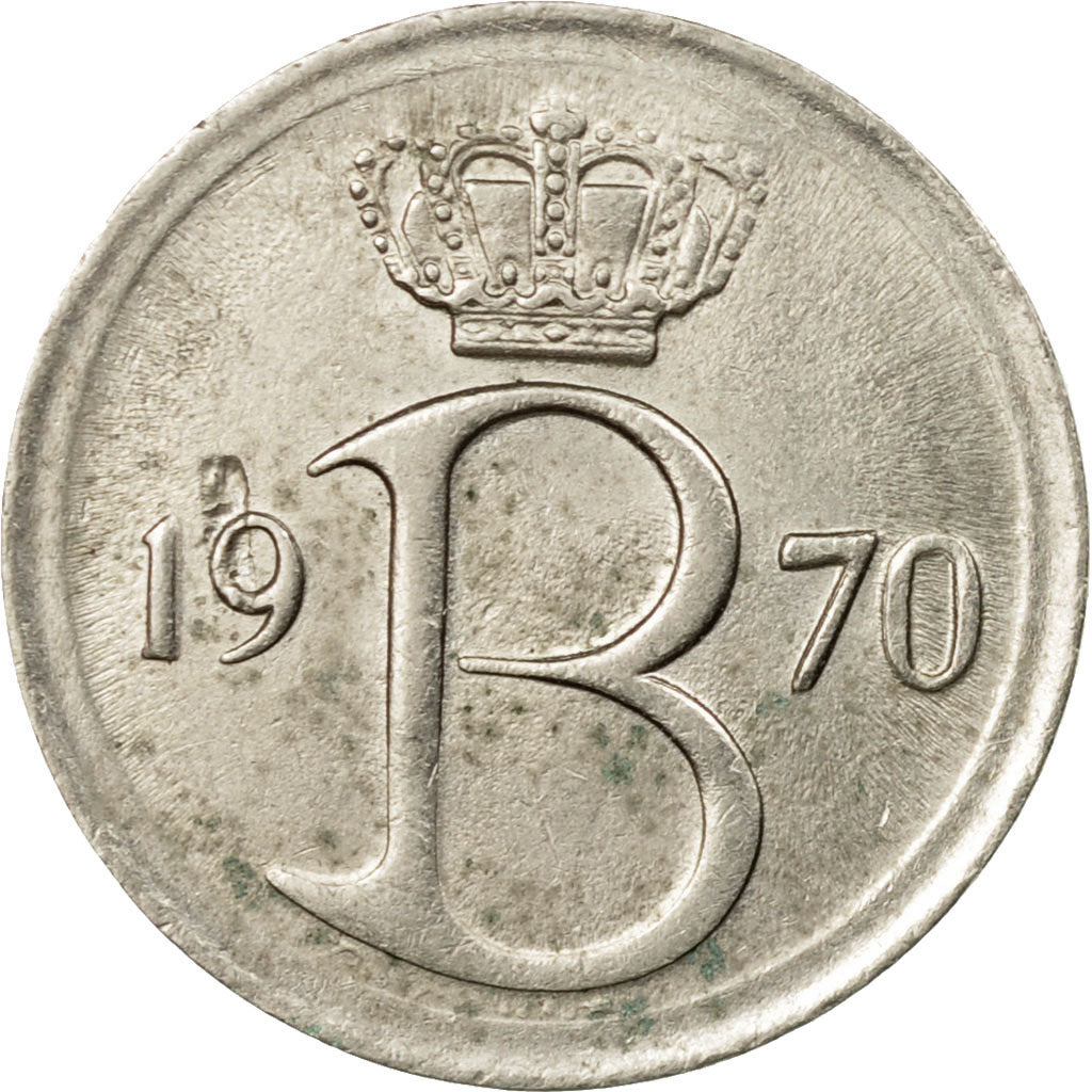 Monnaie, Belgique, 25 Centimes, 1970, Bruxelles, SUP, Copper-nickel, KM:154.1