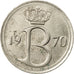 Monnaie, Belgique, 25 Centimes, 1970, Bruxelles, SUP, Copper-nickel, KM:154.1
