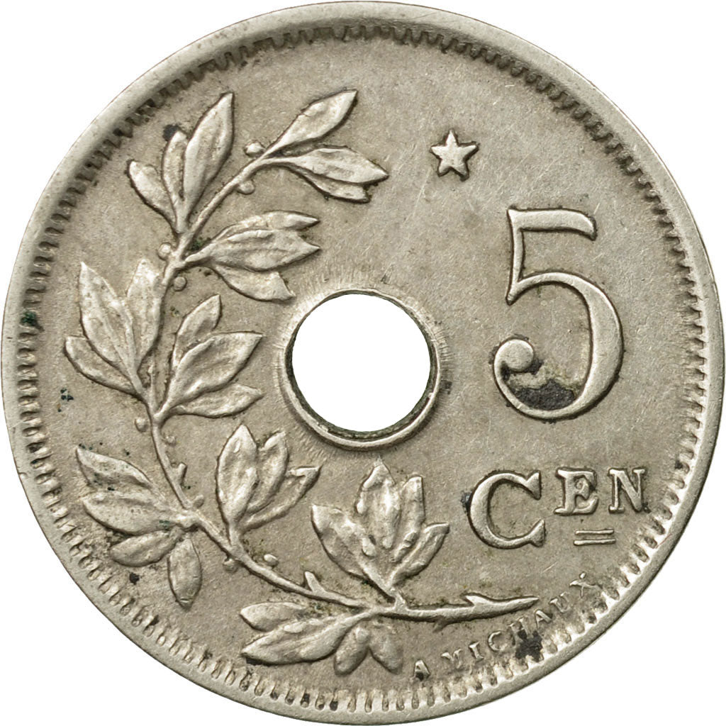 Moneta, Belgio, 5 Centimes, 1931, BB, Nichel-ottone, KM:94