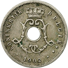Coin, Belgium, 5 Centimes, 1902, VF(30-35), Copper-nickel, KM:47