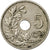 Moneda, Bélgica, 5 Centimes, 1920, BC+, Cobre - níquel, KM:67