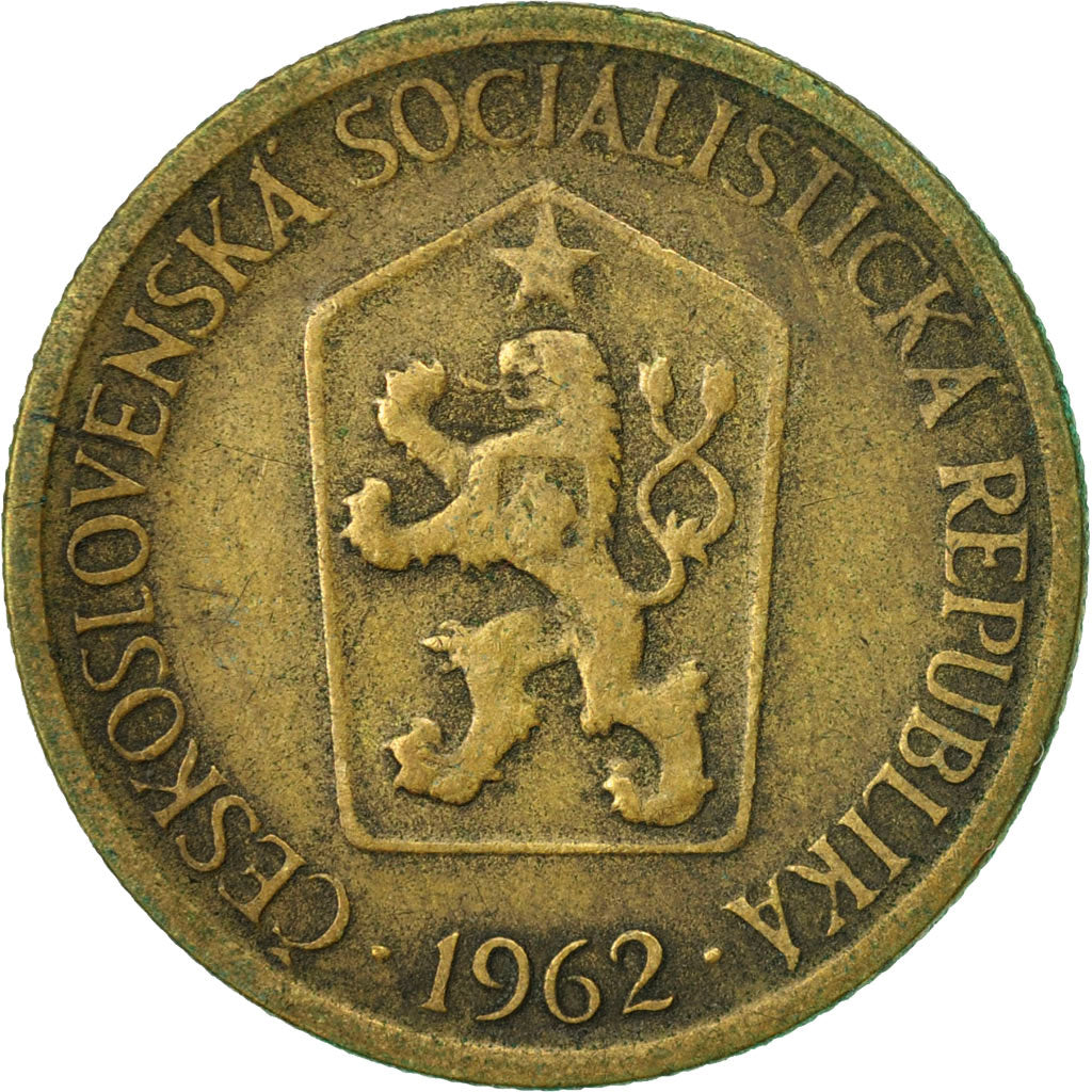 Moneta, Cecoslovacchia, Koruna, 1962, MB+, Alluminio-bronzo, KM:50
