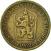 Moneta, Cecoslovacchia, Koruna, 1962, MB+, Alluminio-bronzo, KM:50
