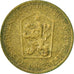 Coin, Czechoslovakia, Koruna, 1982, EF(40-45), Aluminum-Bronze, KM:50