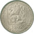 Moneta, Czechosłowacja, 50 Haleru, 1982, EF(40-45), Miedź-Nikiel, KM:89