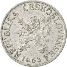 Coin, Czechoslovakia, 25 Haleru, 1953, VF(30-35), Aluminum, KM:39