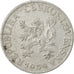 Coin, Czechoslovakia, 25 Haleru, 1954, VF(30-35), Aluminum, KM:39