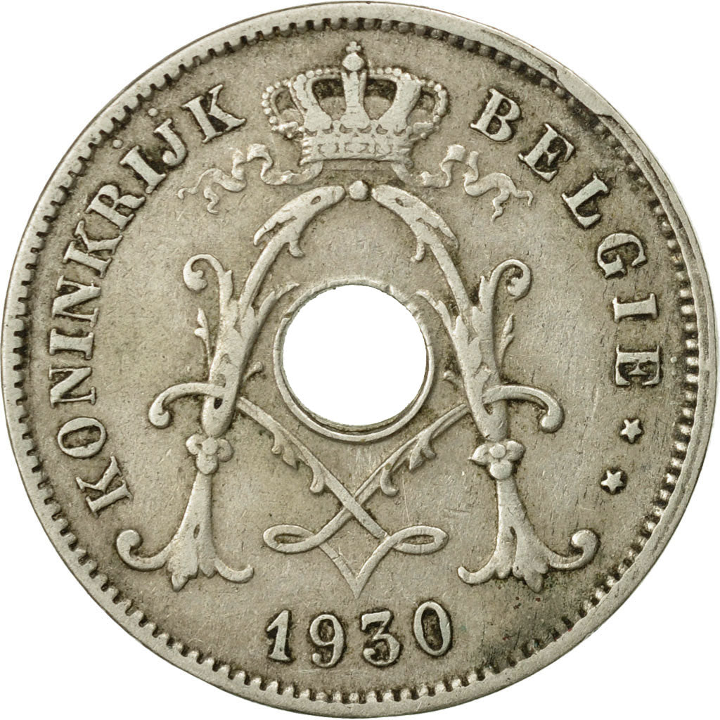 Coin, Belgium, 10 Centimes, 1930, EF(40-45), Nickel-brass, KM:96