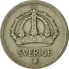 Coin, Sweden, Gustaf V, 50 Öre, 1950, VF(30-35), Silver, KM:817