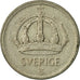 Coin, Sweden, Gustaf V, 25 Öre, 1944, VF(30-35), Silver, KM:816