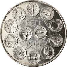 France, Médaille, Ecu Europa, Marianne, Politics, Society, War, 1986, Rodier