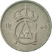Coin, Sweden, Gustaf VI, 25 Öre, 1964, EF(40-45), Copper-nickel, KM:836