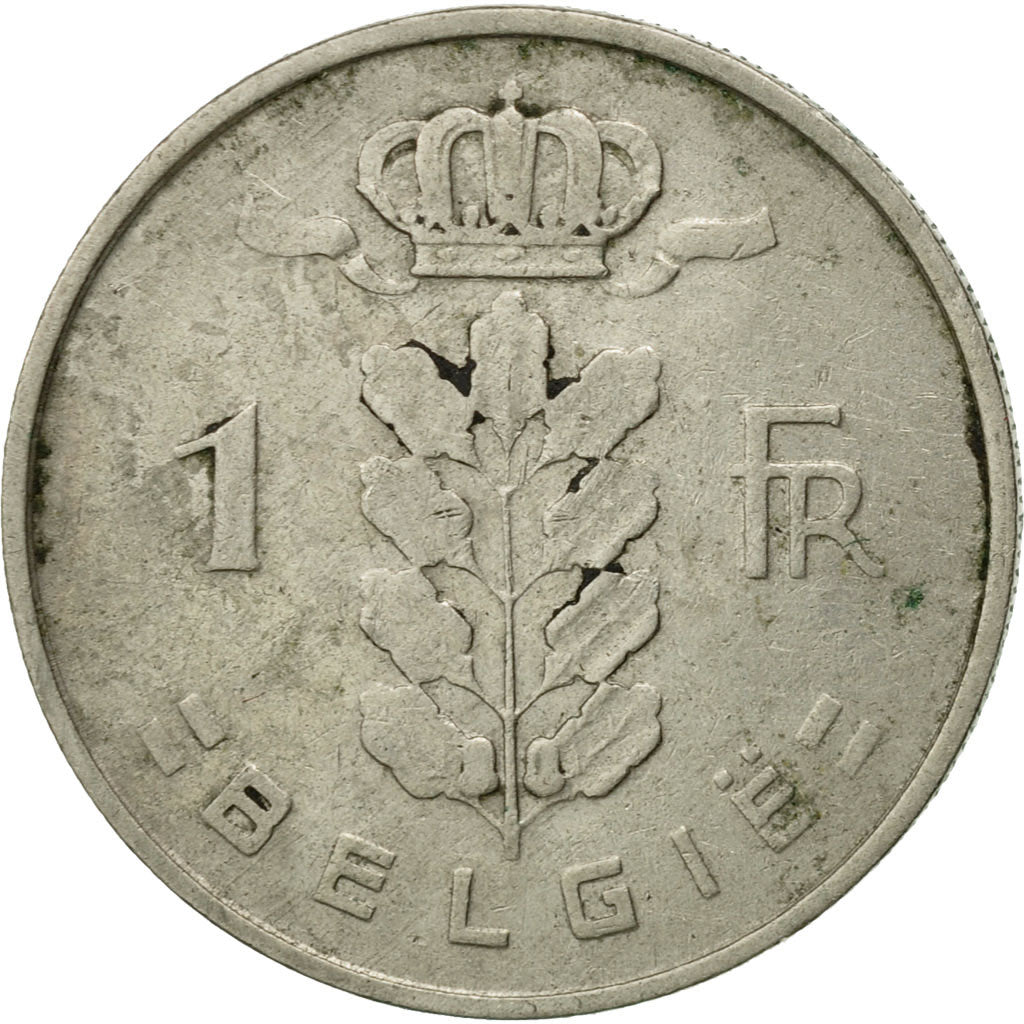 Coin, Belgium, Franc, 1954, EF(40-45), Copper-nickel, KM:143.1