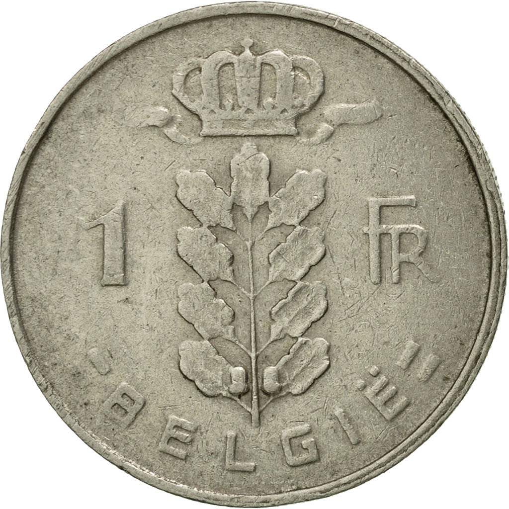 Coin, Belgium, Franc, 1965, EF(40-45), Copper-nickel, KM:143.1