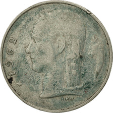 Monnaie, Belgique, Franc, 1962, TB+, Copper-nickel, KM:143.1