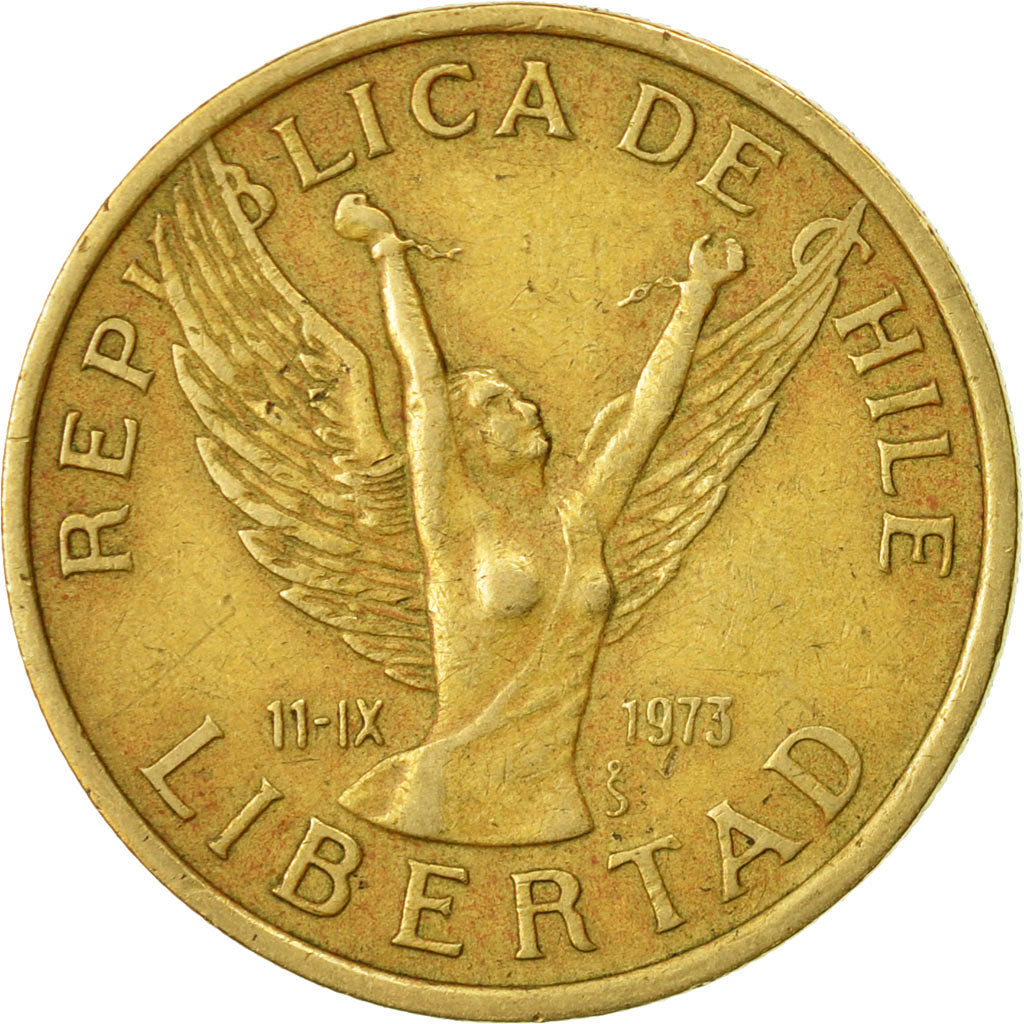 Monnaie, Chile, 10 Pesos, 1984, Santiago, TTB, Aluminum-Bronze, KM:218.1