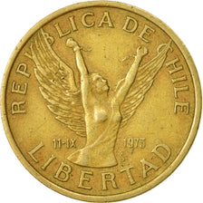 Monnaie, Chile, 10 Pesos, 1984, Santiago, TTB, Aluminum-Bronze, KM:218.1