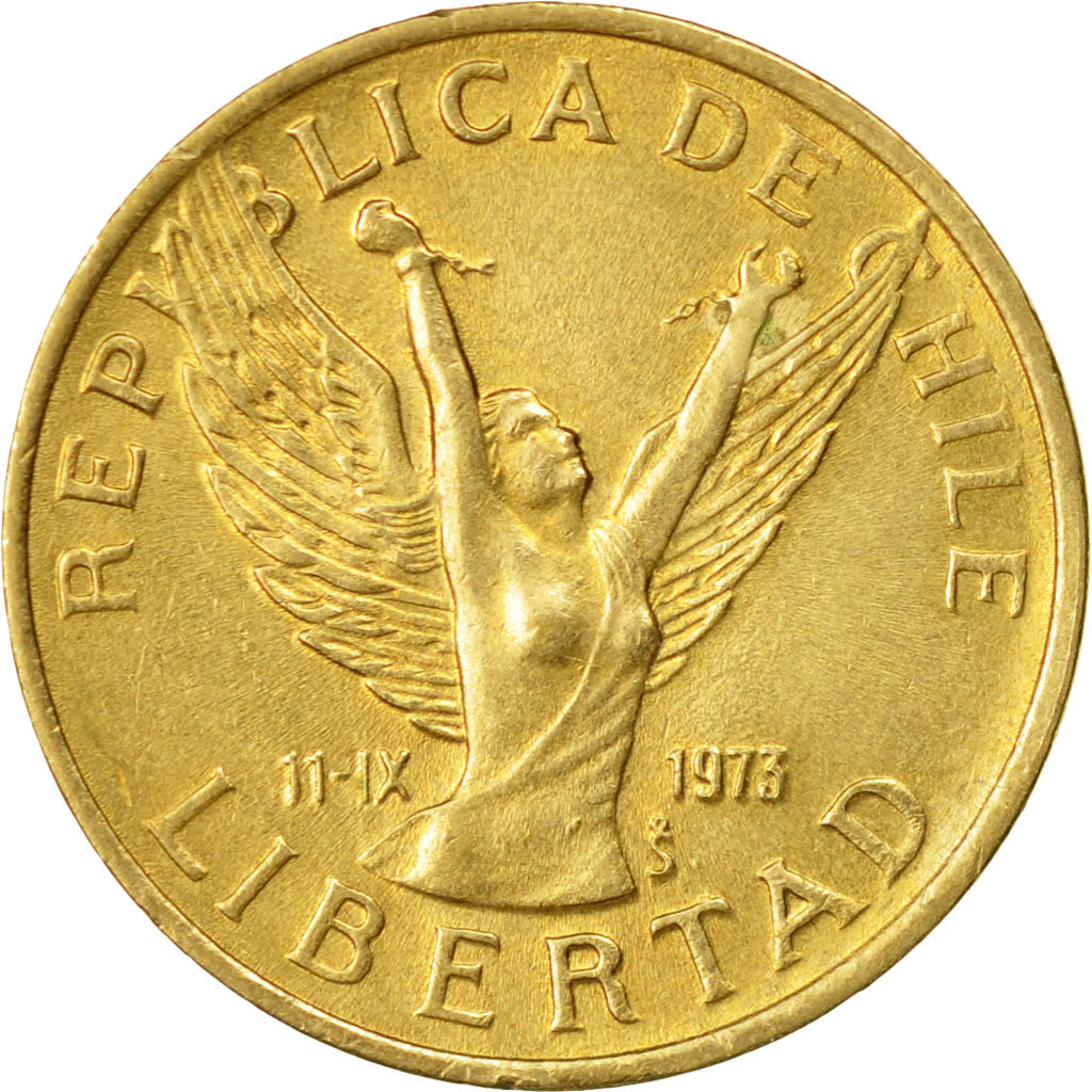 Münze, Chile, 5 Pesos, 1989, Santiago, SS, Aluminum-Bronze, KM:217.2