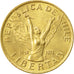 Coin, Chile, 5 Pesos, 1990, Santiago, EF(40-45), Aluminum-Bronze, KM:217.2