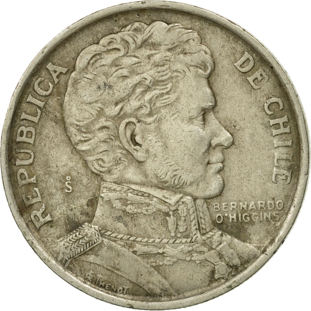 Münze, Chile, Peso, 1975, SS, Copper-nickel, KM:207