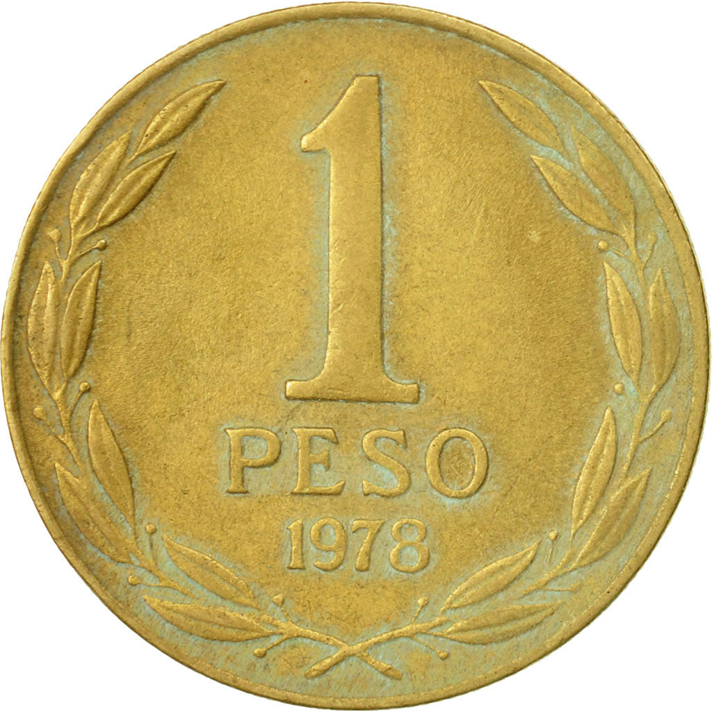 Coin, Chile, Peso, 1978, EF(40-45), Aluminum-Bronze, KM:208a