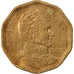 Coin, Chile, 50 Pesos, 1991, EF(40-45), Aluminum-Bronze, KM:219.2