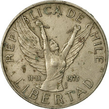 Coin, Chile, 10 Pesos, 1977, VF(30-35), Copper-nickel, KM:210