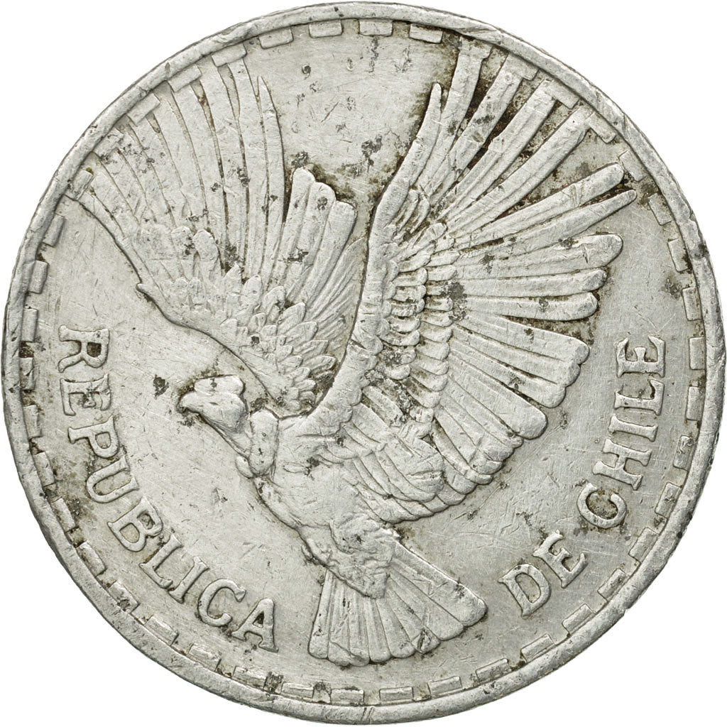 Münze, Chile, Centesimo, 1961, S+, Aluminium, KM:189