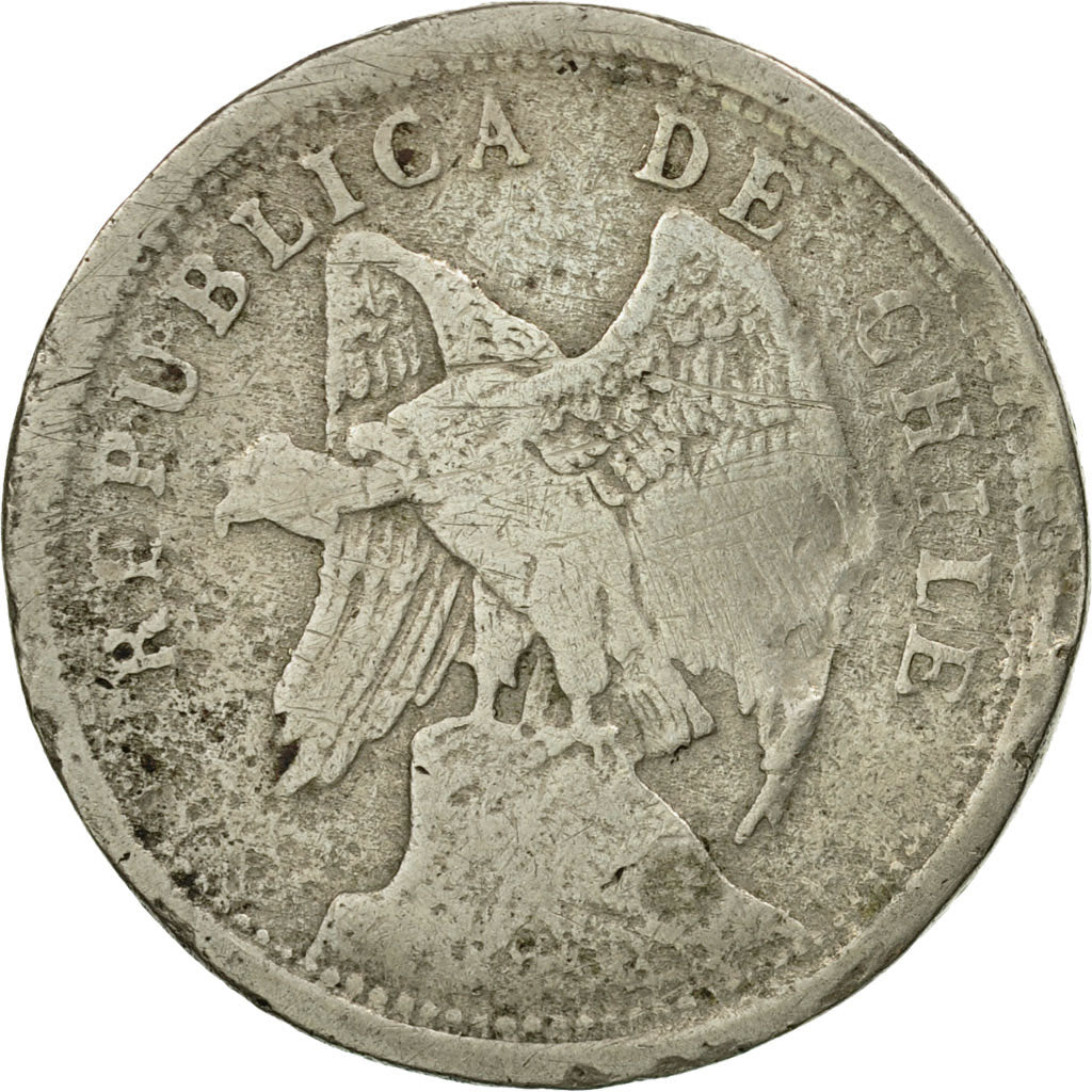 Münze, Chile, 20 Centavos, 1922, SGE+, Copper-nickel, KM:167.1