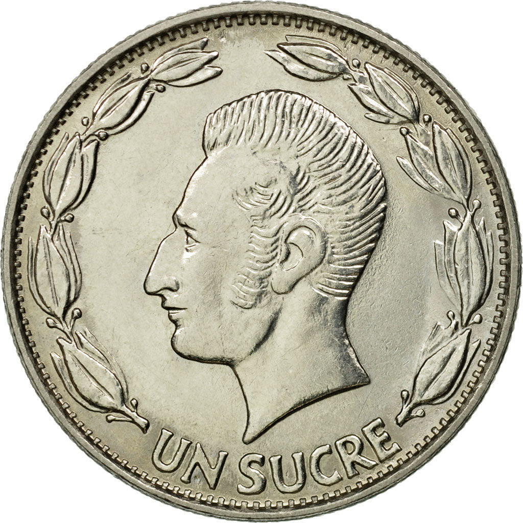 Coin, Ecuador, Sucre, Un, 1981, AU(50-53), Nickel Clad Steel, KM:78b