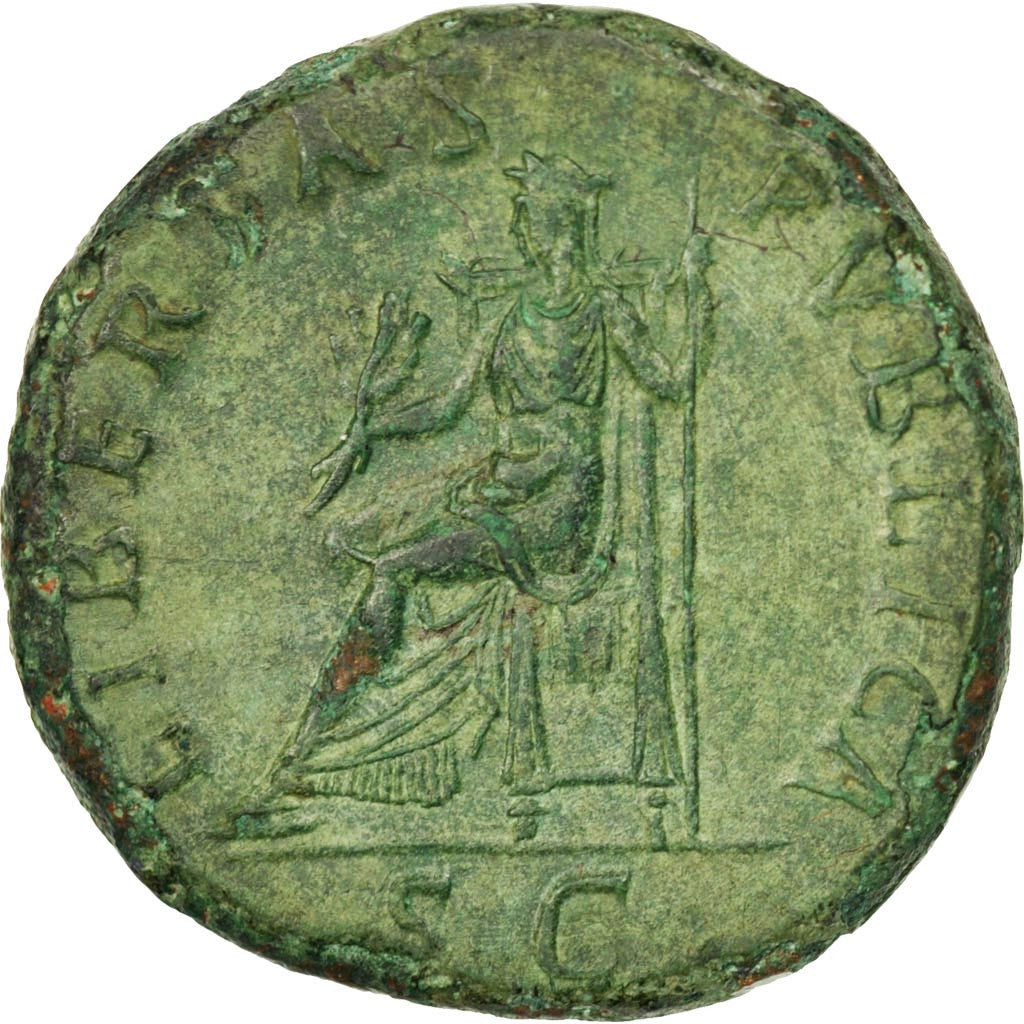 Coin, Hadrian, Sestertius, Rome, AU(50-53), Copper, RIC:583