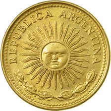 Munten, Argentinië, 10 Pesos, 1976, ZF, Aluminum-Bronze, KM:72