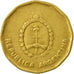 Münze, Argentinien, 10 Centavos, 1985, S+, Messing, KM:98