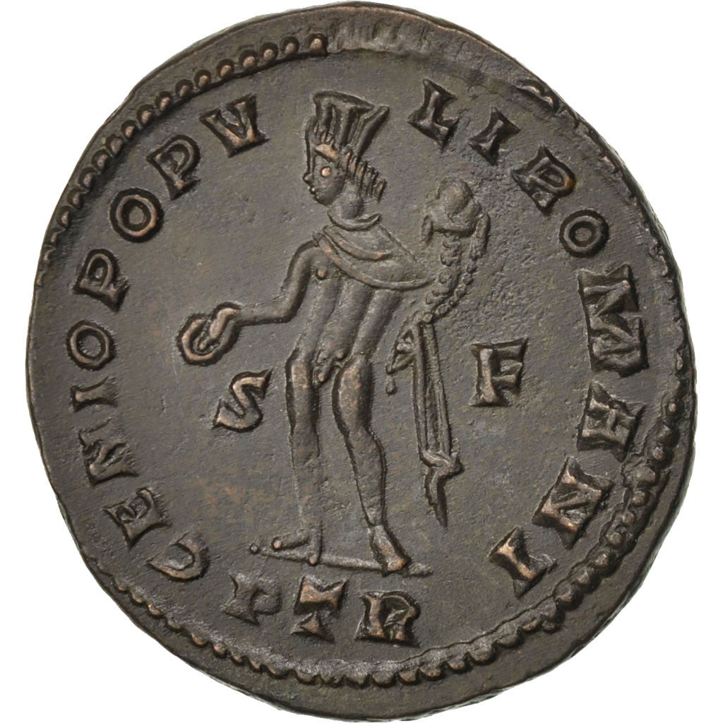 Coin, Constantius I, Follis, Trier, MS(63), Copper, RIC:594a