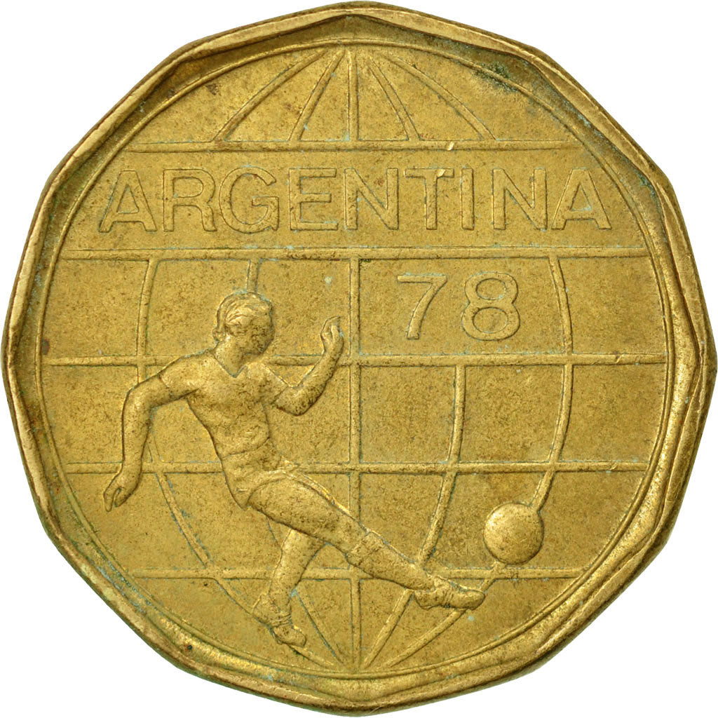Coin, Argentina, 50 Pesos, 1978, EF(40-45), Aluminum-Bronze, KM:76