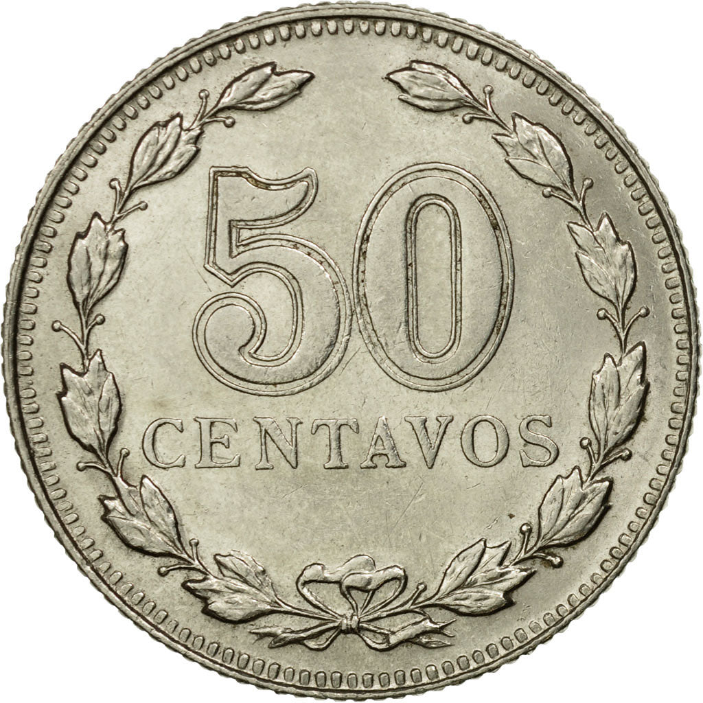 Coin, Argentina, 50 Centavos, 1941, EF(40-45), Nickel, KM:39
