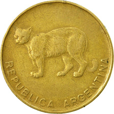 Coin, Argentina, 5 Centavos, 1985, VF(30-35), Brass, KM:97.1