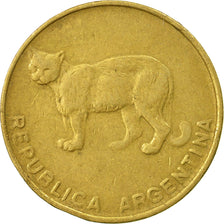 Coin, Argentina, 5 Centavos, 1986, VF(30-35), Brass, KM:97.2