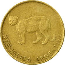 Coin, Argentina, 5 Centavos, 1987, VF(30-35), Brass, KM:97.2