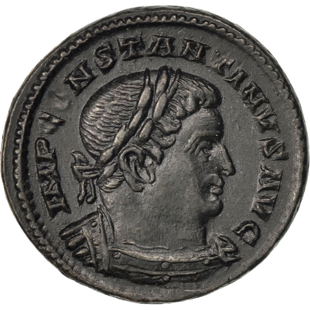Coin, Constantine I, Follis, Trier, MS(63), Copper, RIC:871