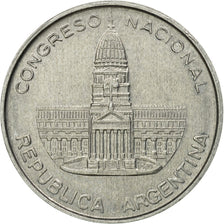 Coin, Argentina, Peso, 1984, EF(40-45), Aluminum, KM:91